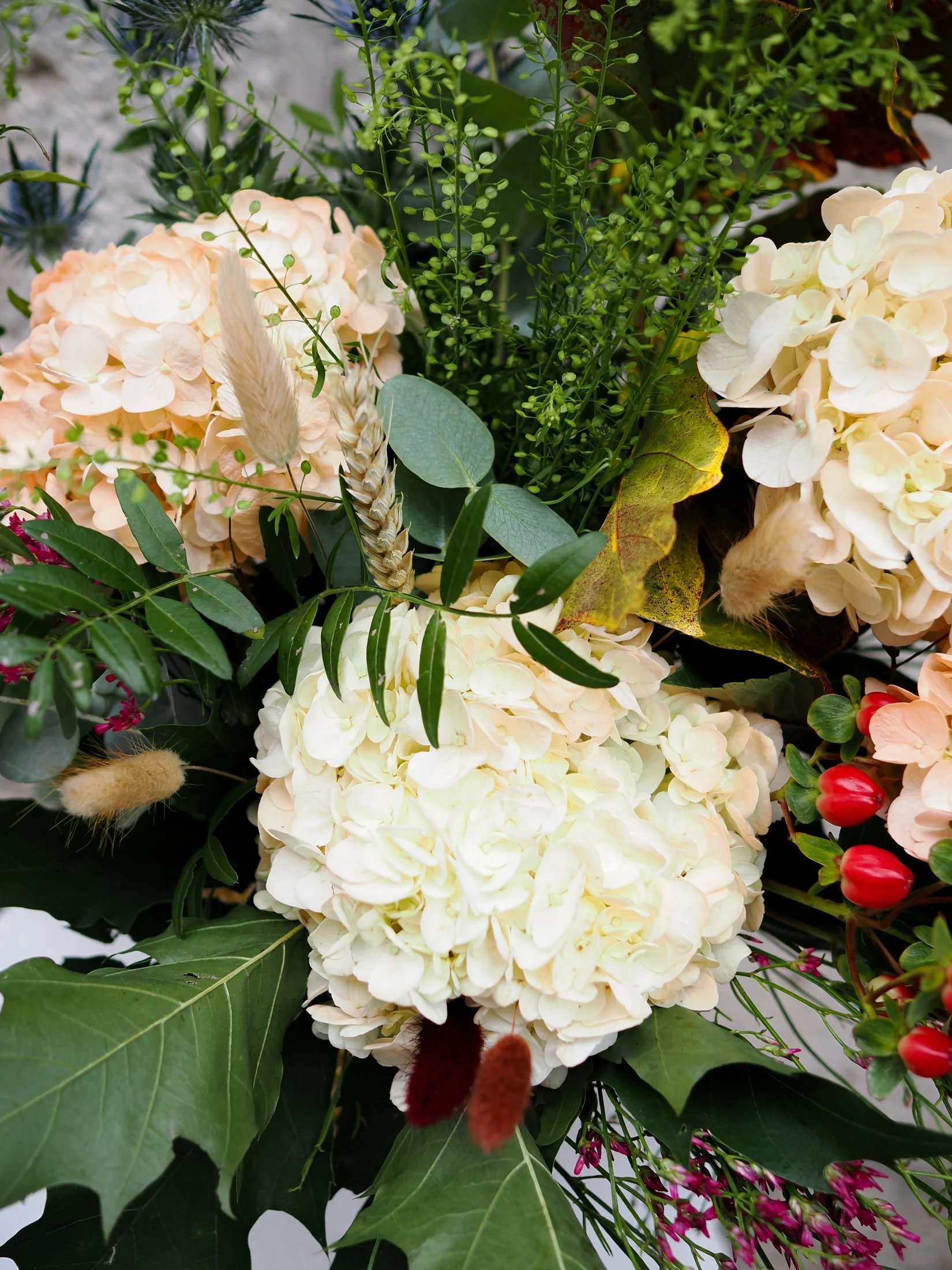 Ramo Otoñal de Hortensia
