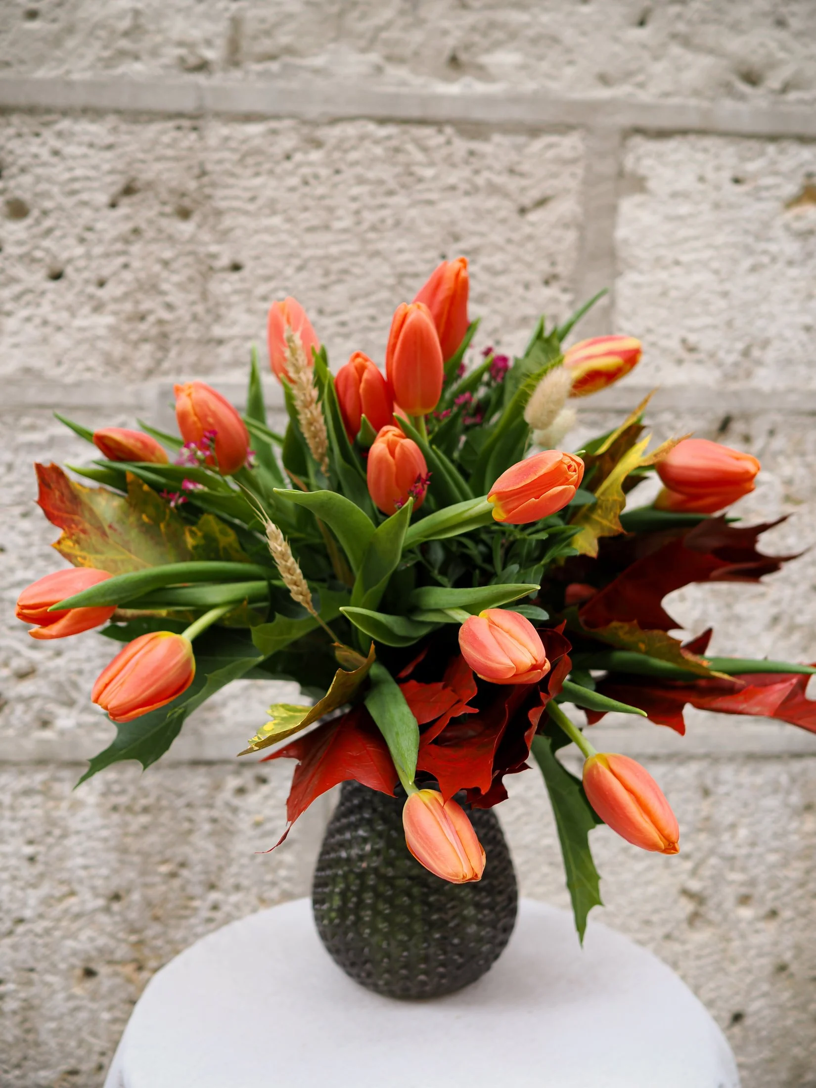 Ramo de Tulipanes Naranjas